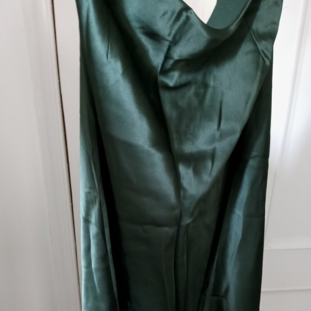 NWT Quince 100% Washable Silk Skirt. XL. Deep Green. Perfect Condition - Picture 8 of 14